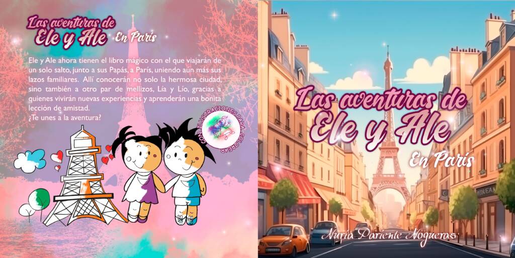 Cuento infantil Las aventuras de Ele y Ale en París de Nuria Pariente