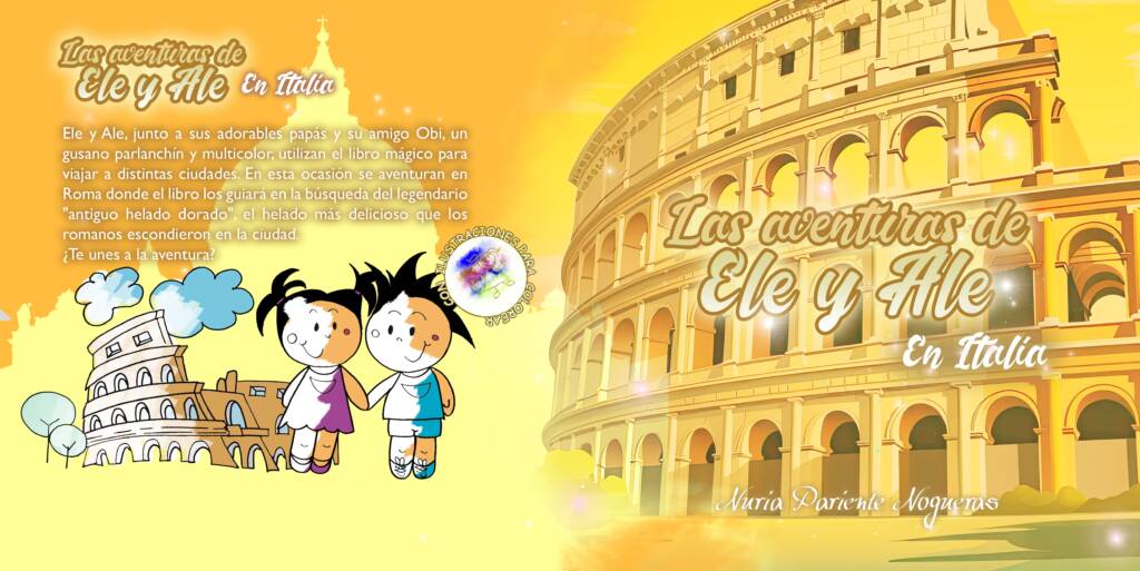 Cuento infantil Las aventuras de Ele y Ale en Italia de Nuria Pariente