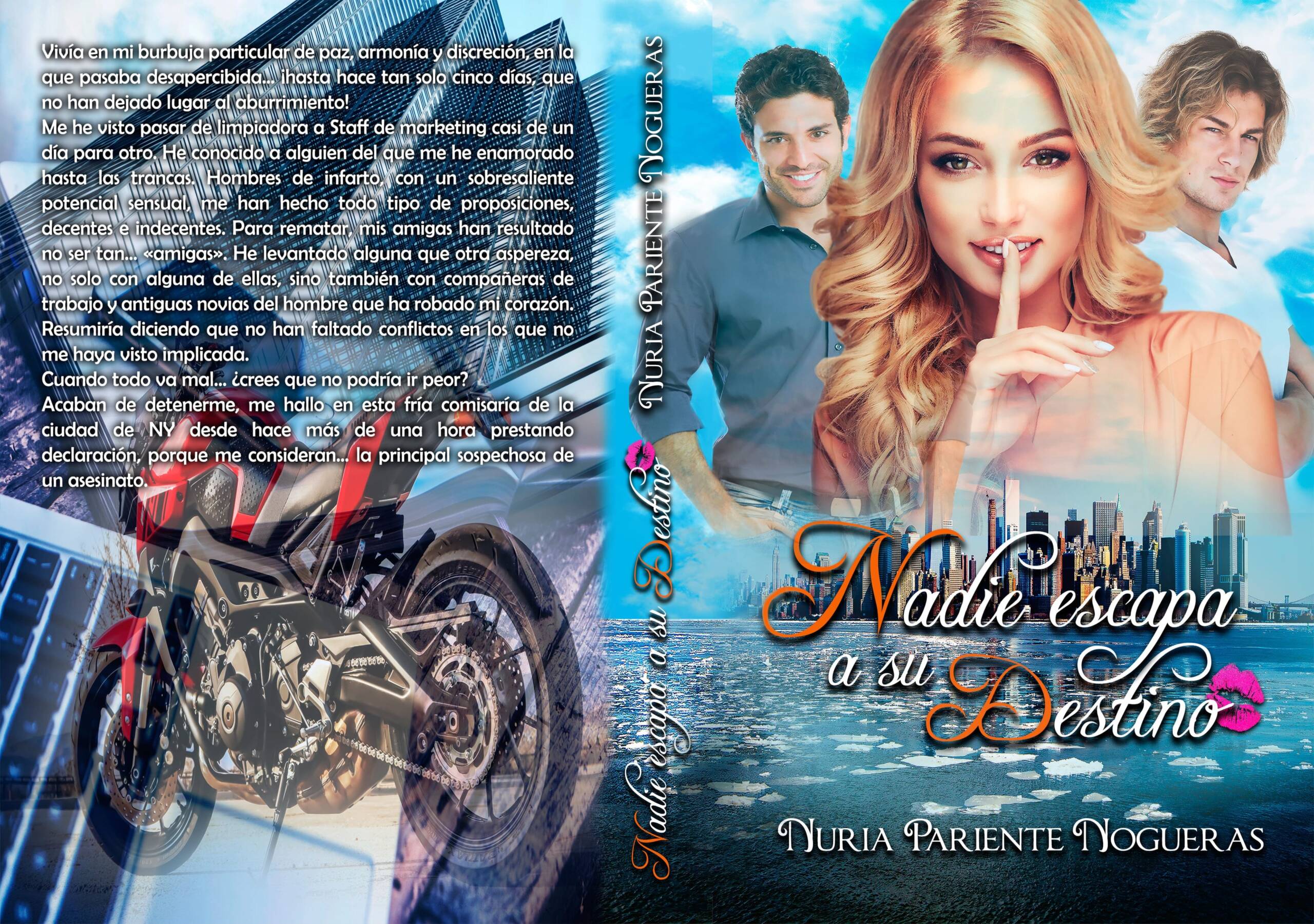 Novela de suspense Nadie escapa a su destino de Nuria Pariente
